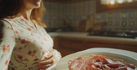 Comer jamón ibérico durante el embarazo y la toxoplasmosis