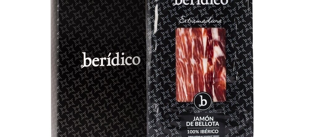 Jamón de Bellota 100% Ibérico cortado a mano de Berídico (5 sobres de 100g)